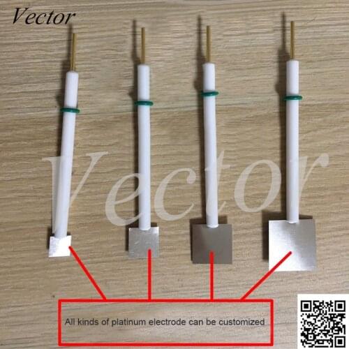 Tailkuke Platinum Electrode 10*10*0.1mm Platinum Plate Electrode Purity 99.99 Platinum Electrode for Assistant