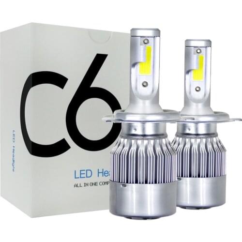 Super bright 2Pcs Car Lights Bulbs LED H4 H7 9003 HB2 H11 LED H1 H3 H8 880 9005 9006 HB3 HB4 8000lm Auto Headlights 12V light