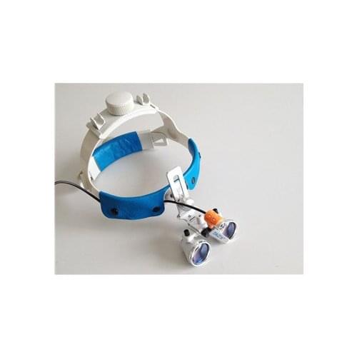 TAOS LED Headlight with 2.5x magnifying glass headband loupes 550mm working distance