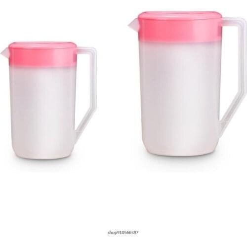 Heat-Resistant Thickened Home Water Pitcher Ice Guard Tea Pot Kettle Jug Durable Bar Curling Cold Beverages Juice Pot Bar au4 21