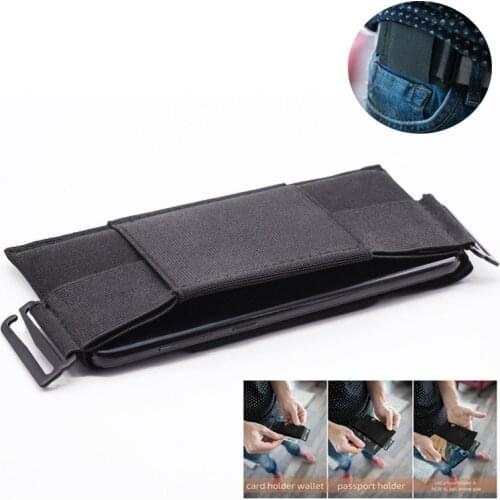 Zezzo® Ultrathin Pouch Minimalist Invisible Wallet Porable Waist Bag Durable Mini Pouch Key Card Phone Storage Bag