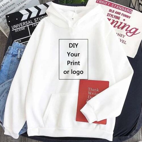 Diy You Love Logo Autumn Winter Women Custom Hoodie Customize Logo Personalized Hoodie Customized Hoodie Sweatshirts Female Tops