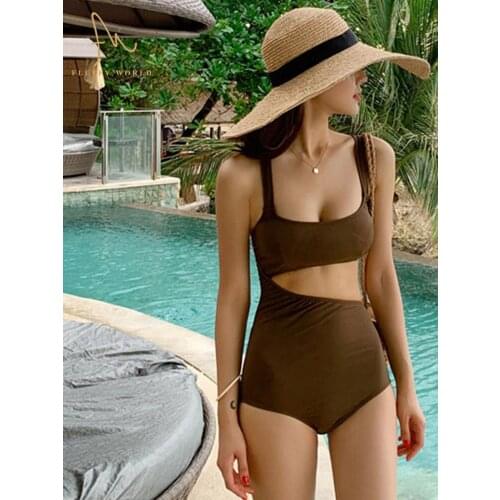Swim Suit For Women 2021 Swimming Set Female Popular Bathing Suit Three Colors Bikini Set Women Swimwear Whole Body Swim Set