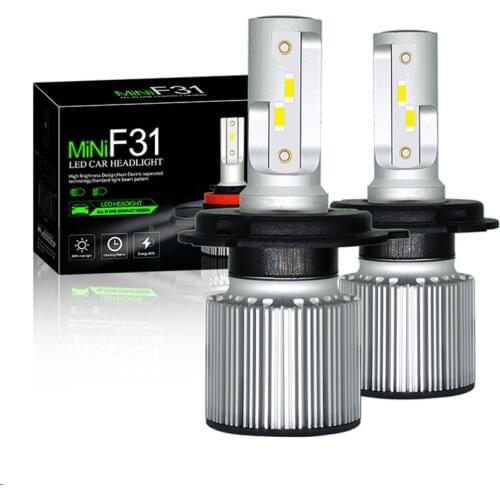2PCS Car-Headlight-Bulbs H7 H4 LED Bulb 6000K 11000LM Led H7 H4 H11 H1 9005 HB3 9006 HB4 H8 9012 HB2 9003 LED Bulb 12V 100W