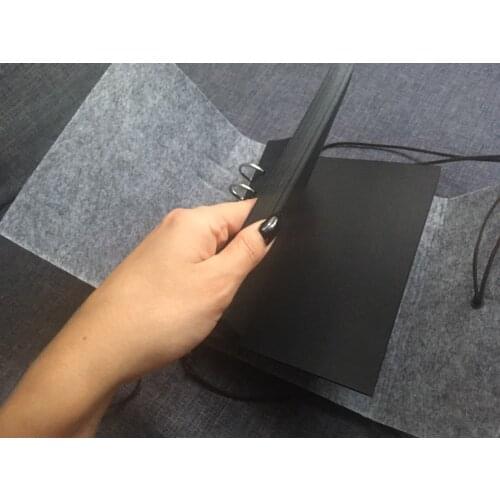 2020 picture Felt Plush Velvet Felt Cover Handmade DIY Notebook For Birthday Gift Scrapbook Family Wedding Spiral Photo Album