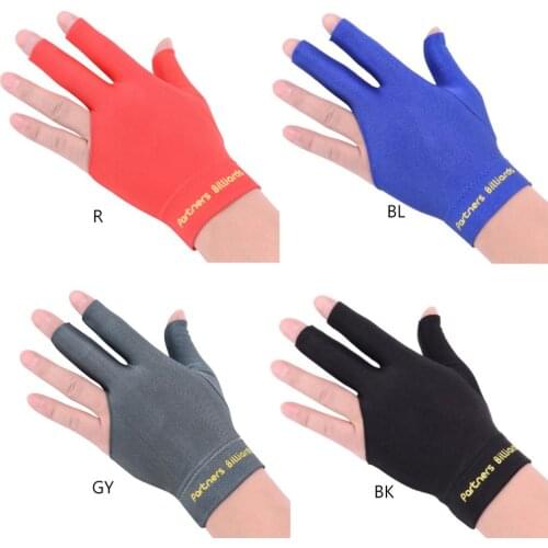 Billiards Three Fingers Glove Snooker Glove Special High Grade Billiard Gloves Y1QE