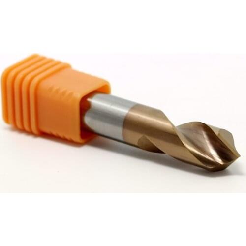 AHNO 2 Flutes Tungsten Carbide Spotting Drill bit 90 degree to Machine Steel Stainless Steel Iron Plastic Factory Outlets