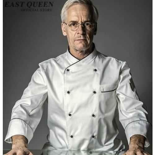 Double breasted cook suit long-sleeve clothes chef uniform long-sleeve autumn and winter chef cloth 5 colors in NN0157