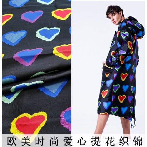 European and AmericanPrecision Jacquard Clothing Fabric Autumn and Winter Dress Suit High-End Custom Fashion Fabric