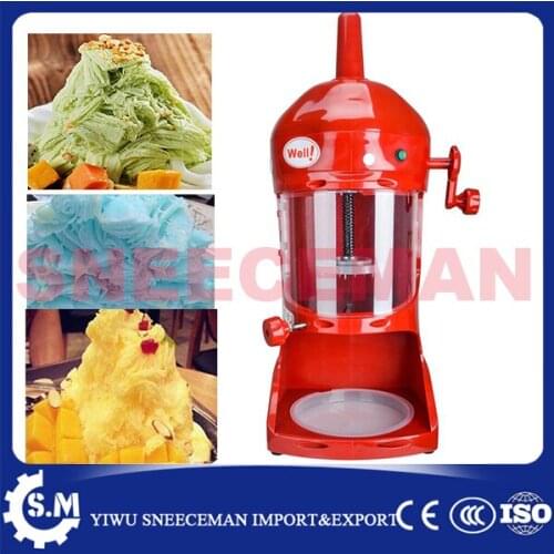 Chinese sell automatic snow ice shaver block shaving machine ice Crusher shaking machine continuous ice machine ice shaver