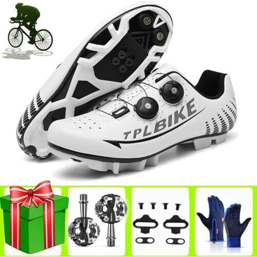 Sapatilha Ciclismo MTB Cycling Shoes Men Outdoor Sports Self-locking Nonslip Mountain Bike Sneakers Racing Women Bicycle Shoes