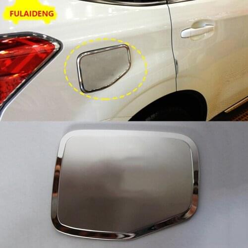 1pcs For Subaru Forester 2009-2012 stainless steel Oil Cap Fuel Tank Cap Cover Stickers Sequined Decoration Car Styling