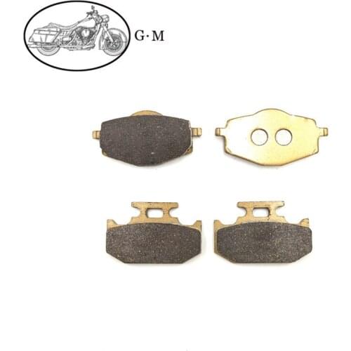 Motorcycle Front / Rear Brake Pads For YAMAHA DT125 RE 2005-2007 XT 225 W (4JG1/2/3/4) Serrow 1993-1996