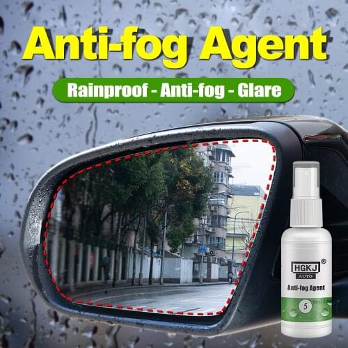 HGKJ Anti Fog Spray Agent Anti Fog Film Car Automotive Mirror Waterproof Prevents Lens Fog