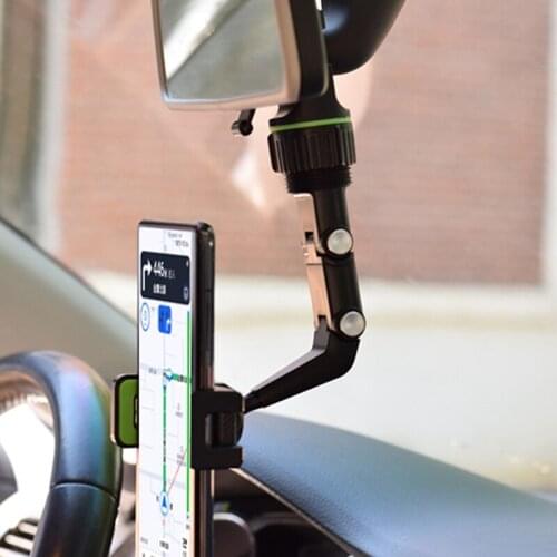 Hide the Phone Holder Buckle Type Adjustable 360-degree Rotation Multifunctional Mirror First-person View Video Bracket