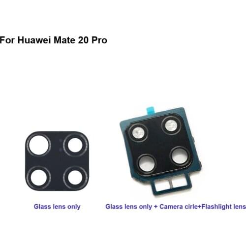 For Huawei Mate 20 Pro Rear Back Camera Glass Lens +Camera Cover Circle For Huawei Mate20 pro Housing Parts Replacement 20Pro