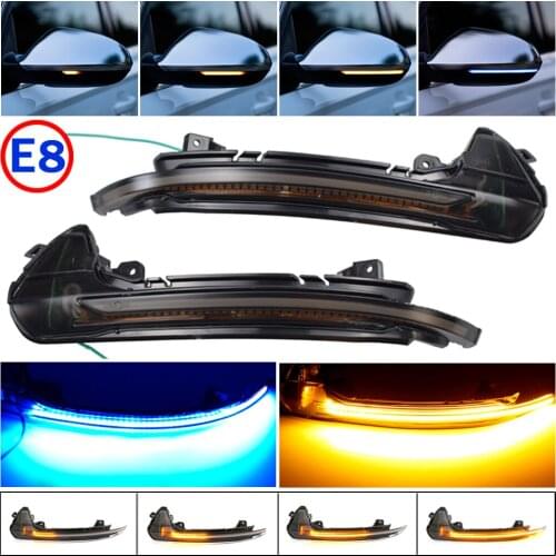 LED Side Wing Rearview Mirror Indicator Blinker Repeater Dynamic Turn Signal Light For Audi A6 RS6 4G C7 7.5 2012-2018