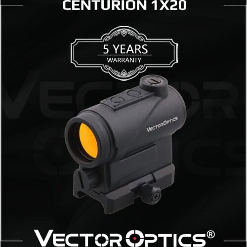Vector Optics Centurion 1x20 Tactical Red Dot Scope Reflex Sight 40000 Hours Runtime Tested On Real Firearms Shock Proof