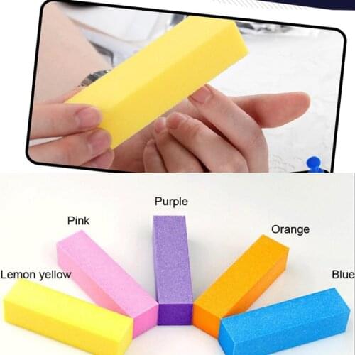 10pc/lot Nail Buffer Block File 9.5X2.5X2.5cm/pc Buffer Block Sponge Sanding Buffers Block Polish Pedicure Manicure Tool Buffer