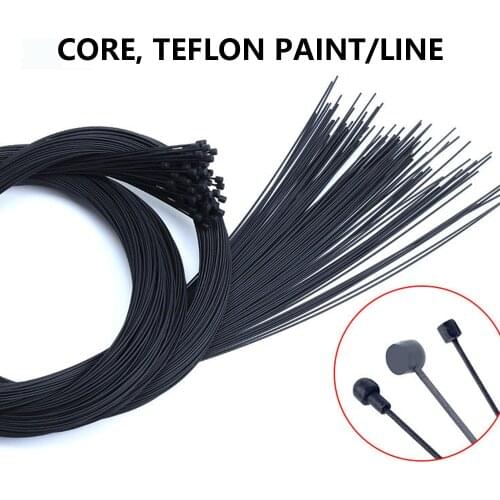 10Pcs Coated Shifting Bike Cable MTB Road Front Rear Bicycle Brake Line Derailleur Line Core Wire Rope Cycling Accessories