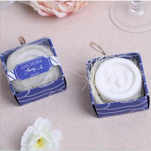 20pcs/lot European knot wedding Wedding supplies Back to creative soap Mini anchor small soap Household items