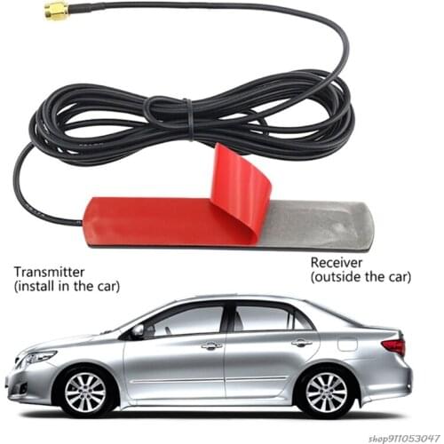 4G GSM Antenna 700-2600MHz Glued Strip Patch SMA Male Connector Aerial 3-Meter Length Cable Adhesive Mount for Car Vehicle J7 21