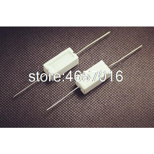 10pcs 5W Cement resistance 0.1 ~ 10k ohm 5% 0.22 0.33 0.5 1 10 100 1K 10K ohm 0.1R 0.22R 0.33R 0.5R 1R 10R 100R