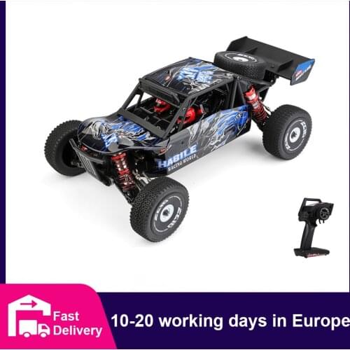 WLtoys 124018 1:12 RC Car Racing Remote Control Car Competition 55km/h 4WD High Speed Off-Road Drift Cars Truck for Boys Kids