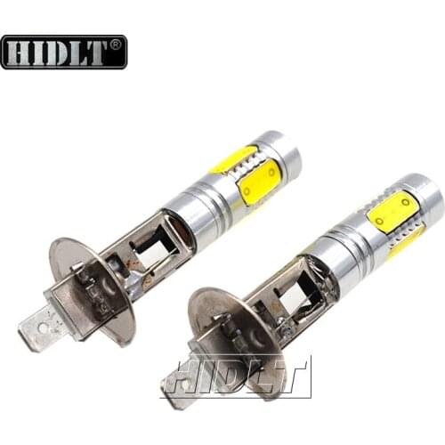 HIDLT 2PCS 880 881 H27 High Power 7.5W H1 H3 H7 LED Car Fog Light White Yellow H8 H11 9005 HB3 9006 HB4 COB Auto Fog Lamp