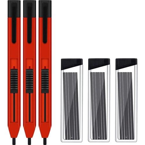 NEW-3 Sets Of Mechanical CarpenterS Pencil Practical Marking Tools, Suitable for Carpenter Painting Carpenter Architect