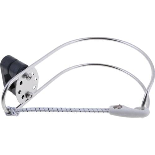 Boat Marine 304 Stainless Steel Accessories Horseshoe Lifebuoy Bracket Life Buoys Ring Holder for Rail 22mm to 25mm