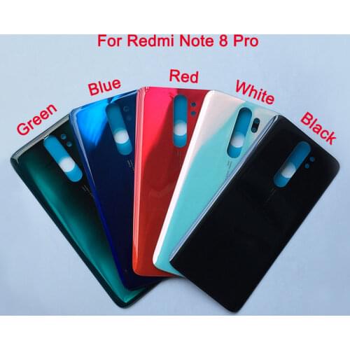 Original For Xiaomi Redmi Note 8 Pro Battery Cover Back Housing Glass Cover Case For Redmi Note8 Pro Rear Door Back Cover