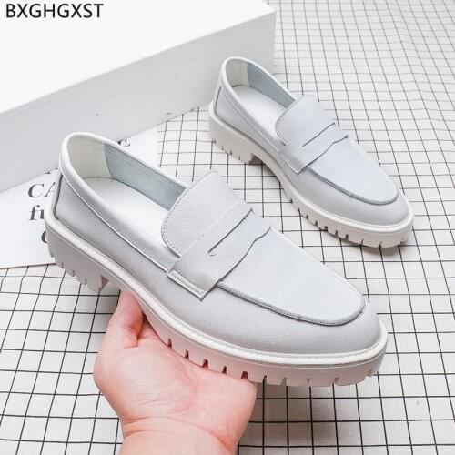 White Leather Shoes Men Formal Penny Loafers Men Shoes High Quality Black Elegant Shoes for Men 2021 Los Zapatos De Los Hombres