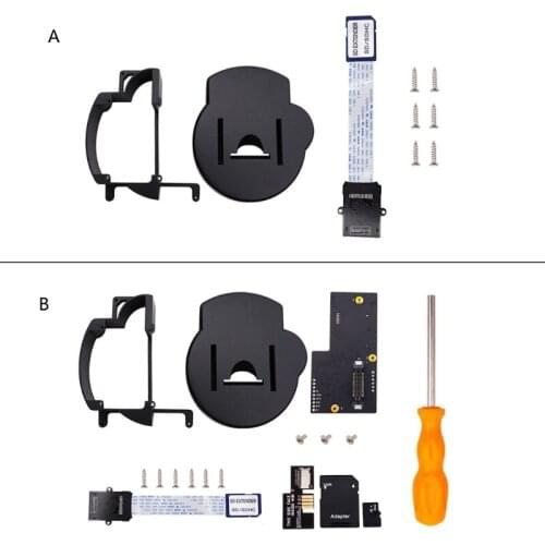 CPDD 3D Print Mount Kit with SD Card Extended Cable Extension Adapter/Screwdriver Accessory Set Compatible with NGC GC Loader