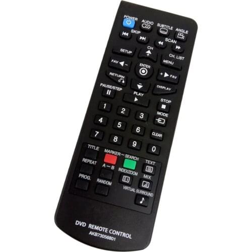 New remote control suitable for LG DVD player AKB73056801 controller