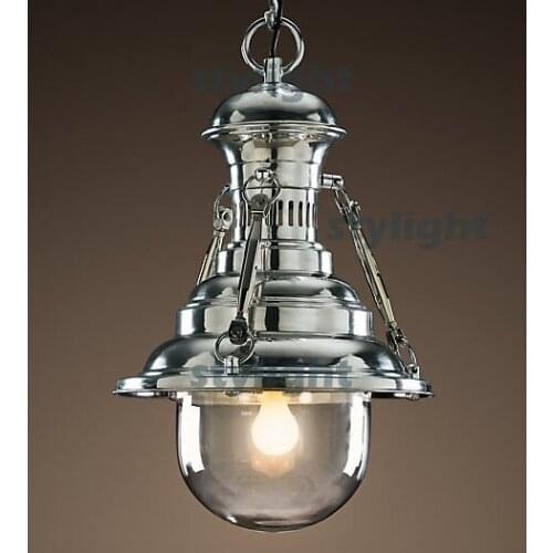 ROTTERDAM INDUSTRIAL DOCK PENDANT lamp vintage lighting fixture industry style loft light illuminate your kitchen workplace
