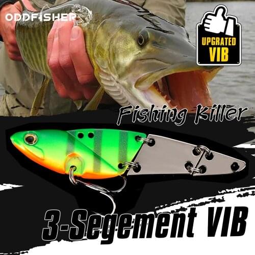 3 Segment Multi Jointed Bait VIB Fishing Lures For Spoon Spinner Crankbait Jigging Bass Pike Trout Metal Swimbait Hard Tackle