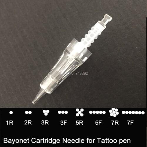 100pcs Professional Sterilized Membrane PMU Tattoo Cartridges Permanent Makeup Machine Membrane Needles