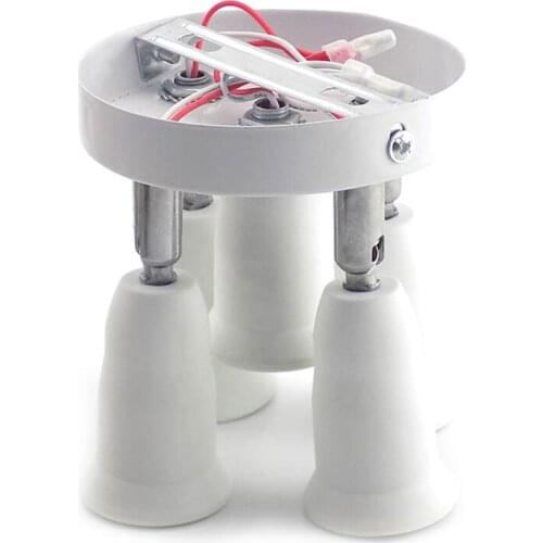 Adjustable 5 e27 Socket lamp base wall Adapter Holder Splitter Adaptor Lamp Bulb 5 Heads Socket for LED grow light Light Bulb