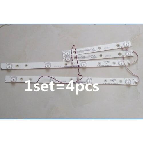 4pcs/set LED Backlight strip lamp For AKAI AKTV3221 32LED38P Smart JS-D-JP3220-041EC E32F2000 D32-0A35