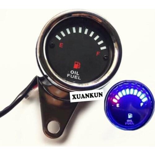 Motorcycle Fuel Gauge Retro Retro CG125 GN125 GS125 Fuel Gauge LED Light Electronic Fuel Gauge
