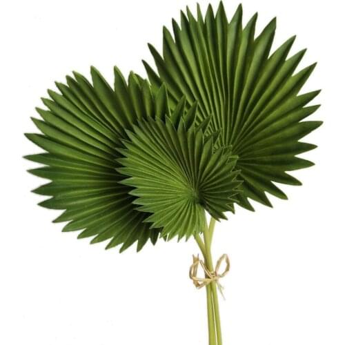 Luau Supplies For Garden Simulation Banana Leaf Artificial Palm Leaves Party Outdoor Home Decoration Plastic Plants Flower