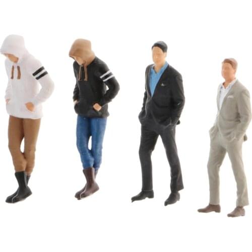 1/64 Miniature Tiny Classic Men Figure Toys Diorama Scenery Building Accessory Decor