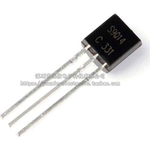 100pcs / 1 lot Transistor S9014 TO-92 100MA