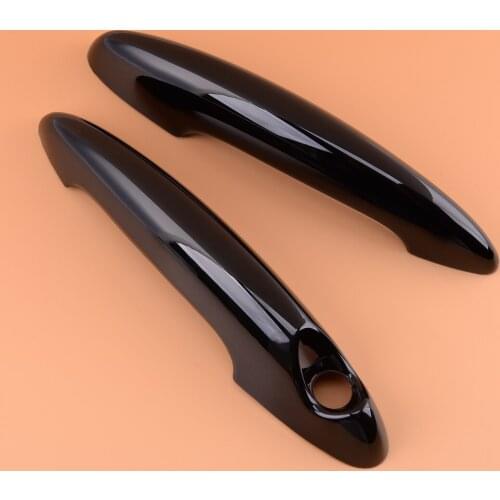 2Pcs Gloss Black Door Handle Cover Fit for MINI Cooper S R50 R52 R53 R56 R57 R58 R59 R61 2001-2009 2010 2011 2012 2013 2014