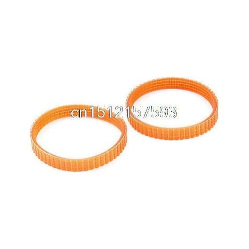 2PCS PU 225mm Girth Electric Planer Cutting Machine Drive Belt for Hitachi F20
