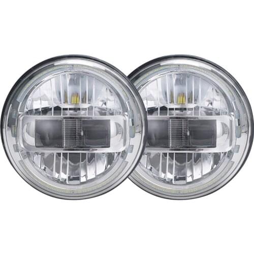 7 Inch LED Headlight DOT Approved with Hi/Lo Beam for Jeep Wrangler JK CJ TJ 1997-2018 Halo DRL Round Headlamp for Hummber H1 H2