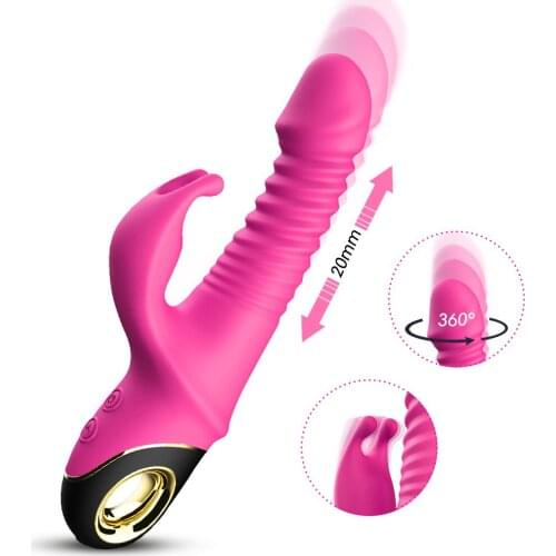 81 Style Playlist 2021 Telescopic Dildo G Spot Thrusting Dildo Vibrator Female Masturbation For Vagina Adult Hood Sextoyse