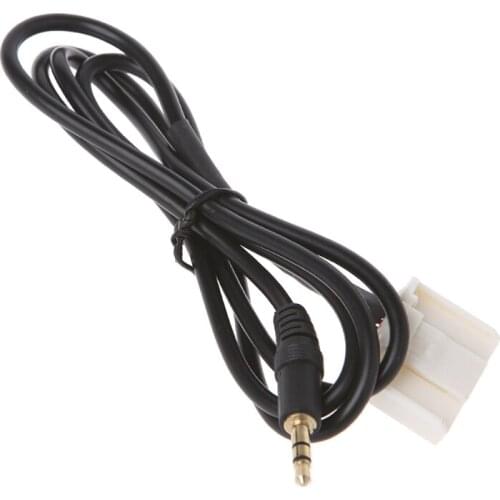 63HA 3.5MM AUX Radio Male Interface MP3 Player Phone Adapter Cable for toyota