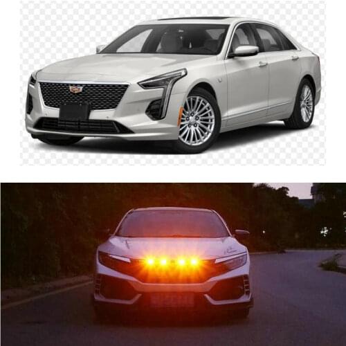 Car Accessories Grille Light Lamp For Cadillac ATS CT6 CTS ELR Escalade SRX XTS ct4 ct5 deville dts sts xlr xt4 xt5 xt6